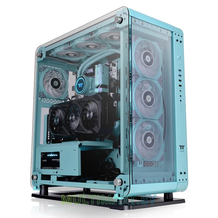 Корпус Thermaltake Core P6 Tempered Glass Turquoise (CA-1V2-00MBWN-00)